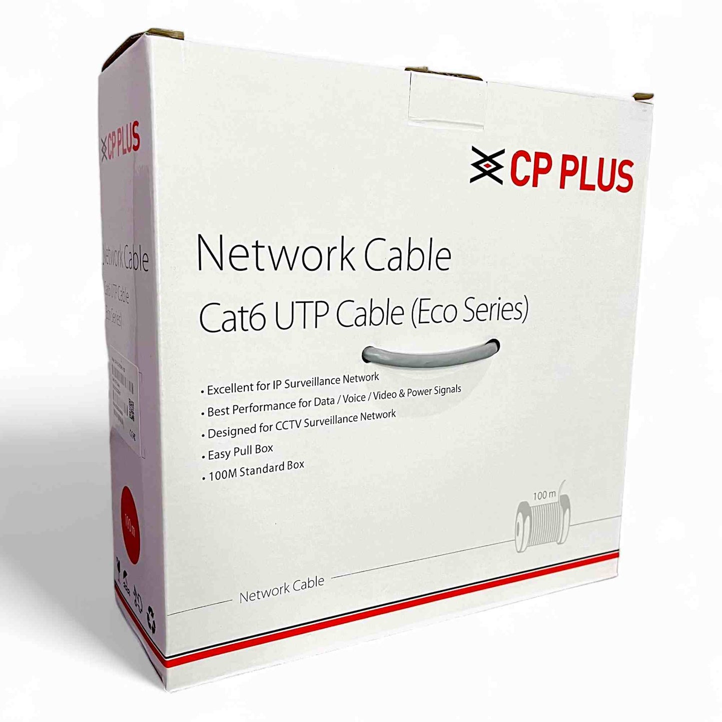 CP Plus 4 Channel NVR with 2MP IP 2 Bullet CP-UNC-TA21PL3 & 2 Dome Cameras CP-UNC-DA21PL3 + 1 TB HDD + Cat6 100 meter Cable + 4 Port POE Switch + 3M HDMI Cable + Junction Box 4 Pc & RJ45 8 Pc Full Combo Kit