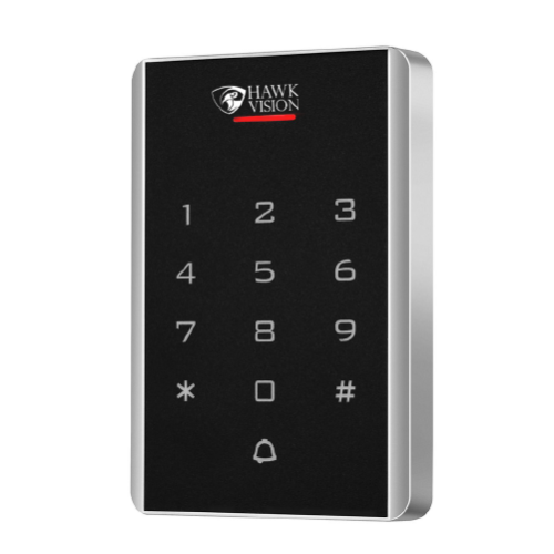 Hikvision KIS-204T Villa Analog Video Door Phone + Hawk Vision Electronic Lock +Hawk Vision Access Control + Hawk Vision 4 CH SMPS + CP Plus Cat6 Cable 100Mtr