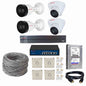 CP Plus 4 Channel NVR with 2MP IP 2 Bullet CP-UNC-TA21PL3 & 2 Dome Cameras CP-UNC-DA21PL3 + 1 TB HDD + Cat6 100 meter Cable + 4 Port POE Switch + 3M HDMI Cable + Junction Box 4 Pc & RJ45 8 Pc Full Combo Kit