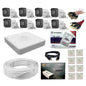 Hikvision 8 Channel DVR with 5MP 8 Bullet Cameras DS-2CE16H0T-ITPFS with Audio Recording + 2 TB HDD + (3+1) 90 meter Cable + 8 CH Power Supply + 1.5 Meter HDMI Cable + Junction Box 8 PC + BNC & DC Full Combo Kit